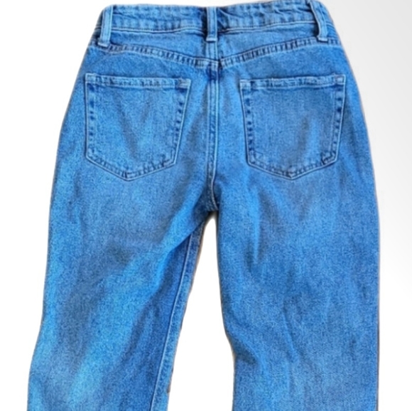 wild fable 5 button relaxed blue jeans size 00 - Picture 2 of 5